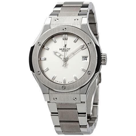 hublot 581.nx.2610.nx|Hublot Automatic Titanium White Dial Ladies Watch .